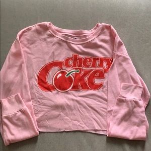 Cherry Coke Crop Top Forever 21
